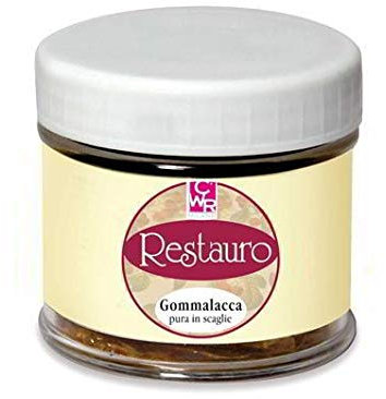 CWR GOMMALACCA in GRANULI Gomma LACCA per RESTAURO SCREPOLATURE DECOUPAGE ML 150