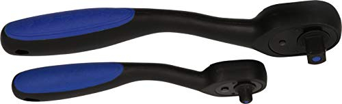 BRILLIANT TOOLS BT023002 Umschaltknarren-Satz, 2-tlg, 1/4, 1/2 [Powered by KS TOOLS]