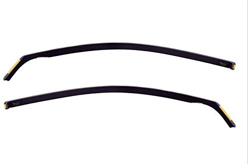J&J AUTOMOTIVE | Heko Deflecteurs d'air Déflecteurs de Vent Compatible Avec 206 1998-2006 3P. Berlina, Ensemble 2 pcs, Aérodynamique, Montage facile
