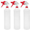 BIOHY Sprühflasche 1 Liter (3er-Set) | Chemiebeständiger Handsprüher für Reinigungsmittel, Öl & Pflanzen | Zerstäuber für Handwerk, Hobby, Kosmetik und Haushalt Hochwertige Drucksprühflasche