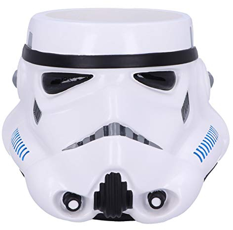 Nemesis Now The Original Stormtrooper Pot de Rangement en résine pour Stylo Motif Casque Blanc 12,5 cm