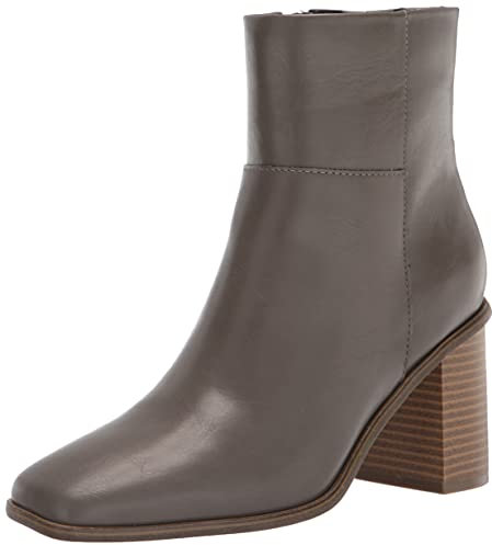 The Drop Ibita, Stivaletto con Tacco Alto e Cerniera Laterale Donna, Grigio, 39.5 EU