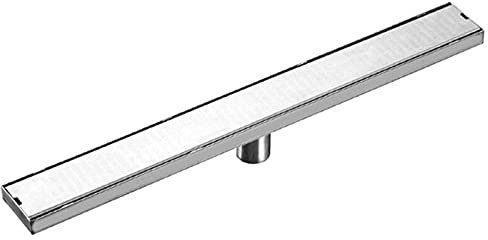 Tile Insert Linear Shower Waste Drain, 500mm, 600mm or 800mm, 40/50mm Vertical Outlet (600mm)