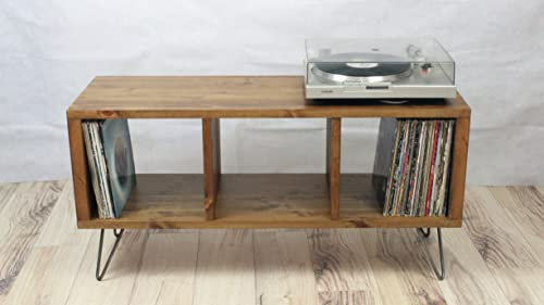 Record Player Stand, Vinyl LP Record Storage, Hifi Rack, Turntable Unit, Vinyl Storage Furniture