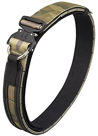 OAREA 1,77 Zoll taktischer Gürtel MOLLE Schnellspanner, Schwerer Duty-Männer-Rigger-Gürtel für Jagd-Airsoft (Color : CP)