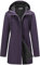 Outdoor Ventures Veste de pluie Softshell pour femme, manteau de pluie fonctionnel, coupe-vent, imperméable, respirante, veste d'extérieur avec capuche pour le printemps, l'automne, l'hiver, violet,