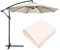 WOERD Sombrilla De Jardín para Exteriores con 8 Varillas Resistentes, Sombrilla De Playa Sombra De Refugio De Jardín, para Exteriores Balcón Terraza Patio Piscina(Size:2m/6.5ft,Color:Beige)