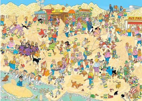 Jan Van Haasteren, Sandskulpturen, Puzzle 1000 Teile Erwachsene