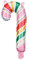 5 Weihnachten Zuckerstange Folienballons Festliche Ballon Dekorationen Weihnachten Party Dekoration Kinder Festliche Party Veranstaltungsort Ballons