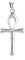 NKlaus Kettenanhänger Ankh gewölbt 925 Silber 32x15mm ägyptisches Symbol Silberanhänger 11122