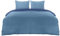 Utopia Bedding Funda Nordica 220 x 240 - Microfibra Juego de Funda Edredon 220x240 cm y 2 Fundas de Almohada 65x65 cm (Azul Marino/Azul Claro)