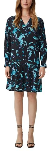 Comma Kleid mit Allover-Print