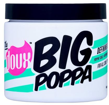 The Doux Big Poppa Defining Gel, Curling Gel to Fight Frizz and Humidity, Curl-Defining Hair Products, Suitable for all curl types