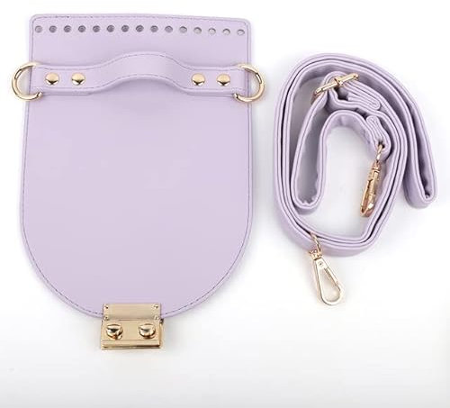 1 Set Handgemachte Leder Tasche Set Nähen Tasche Leder Abdeckung Mit Löchern Tasche Strap DIY Zubehör Für Stricken Rucksack Frauen Handtasche
