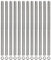 QUARKZMAN 12 Pcs M6 x 400mm Entièrement Fileté Tige avec 12 Pcs Hex Écrous, 1mm Filetage Pas 304 Inox Acier Droite Main Fileté Tiges Barre Goujons