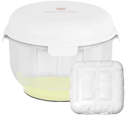 [Bear Greeks] Gguduck Maker 1,7 l, filtro per siero di latte 1,7 qt, yogurt greco, separatore di siero di latte (2,4 l)