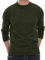 Sailwind Men's Jumpers Tops Winter Warm Knitted Crew Neck Jumper Long Sleeve Soft Cozy Mock Neck Knitwear Pullover Sweaters for Men (VG Army Green, XL)