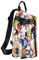 Haocloud Umhängetasche mit Bambus-Vogelmuster, Unisex, leicht, für Reisen, Bunte Cartoon-Pferde., One size