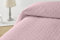 Degrees home - Liso - Copriletto per letto da 150 - Copriletto trapuntato per letto - Primavera, Estate - 250 x 260 - Rosa