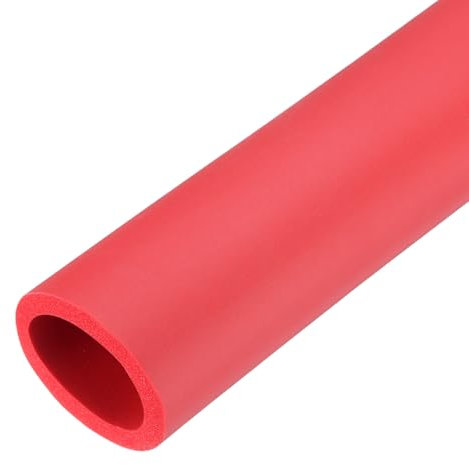 QUARKZMAN 45.7cm Rohrisolierung Schaumstoff, Durchmesser 32mm Isolierstärke 6mm Heizungsrohr Verkleidung für Fitnessgeräte, Rohre, Handhaben (Rot)