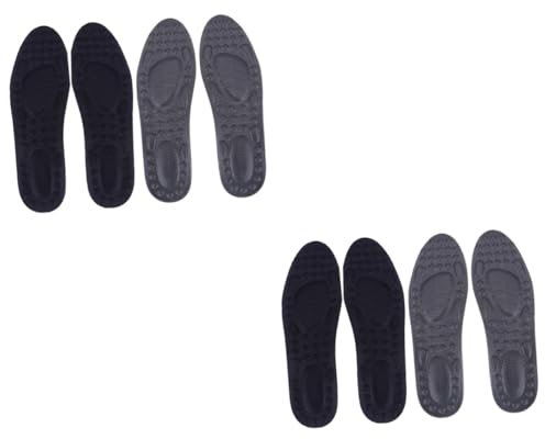 FRCOLOR 4paare Atmungsaktive Sportschuhe Einlegesohlen Mit Hohem Elastizitätsschutz Und Dämpfung Geeignet Für Langstreckenläufer Und Freizeitaktivitäten