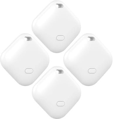 BuLuHAHA Trova chiavi, Bluetooth Tracker funziona con Apple Find My (solo iOS), tracker bagagli per valigie, batteria sostituibile, impermeabile, Airtag per chiavi, borse, bagagli e animali domestici