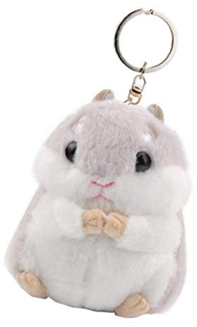 KYEQATY Hamster Keychains en peluche mini clés d'animaux en peluche