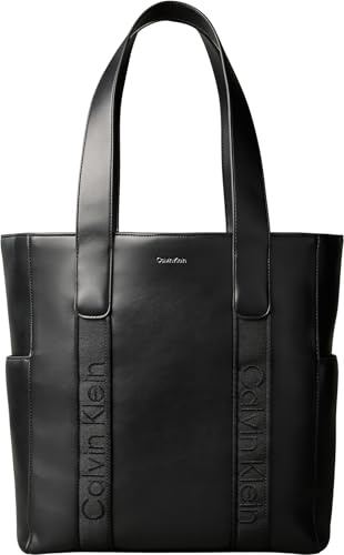 Calvin Klein Damen Tote Bag Tasche Webbing Strap Groß