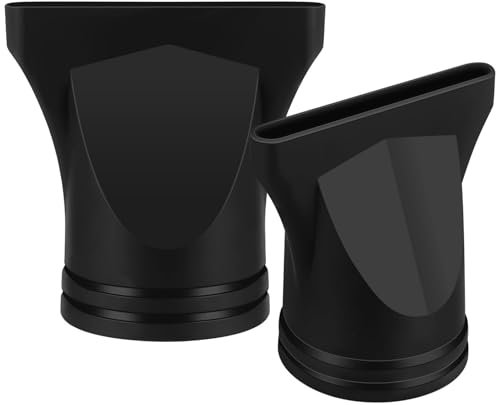 Housoutil Beccuccio Phon Universale, 2 Pezzi Ugello Phon Con Concentratore Stretto per Asciugacapelli Con Esterno Dell'uscita Dell'aria Di 4-4,8 Cm