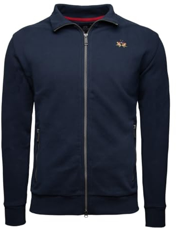 La Martina Herren Sweatjacke Dunkelblau XXL