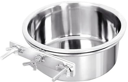 Gamelle pour Chien, gamelle d'eau de Caisse avec Support, gamelle d'eau en Acier Inoxydable pour Chiens, gamelles murales Confortables pour Animaux de Compagnie