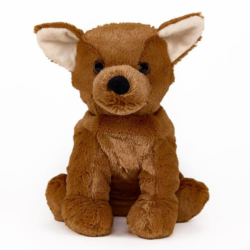 Warmies Microwavable Plush Chihuahua, Heatable Weighted Heat Pad, Lightly Scented with French Lavender - Large