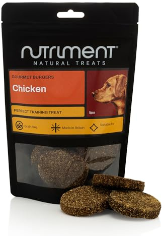 Natural Treats Gourmet Chicken Burgers (5pcs) Grain Free Low Fat High Protein Treats