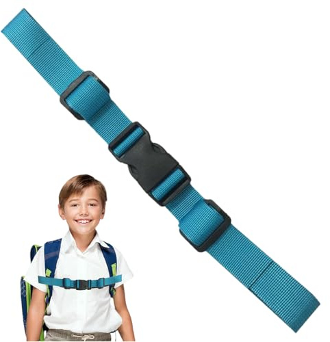 Lunaobrik Brustgurt Mit Rucksackschnalle, Verstellbarer Brustgurt Für Rucksack - Mehrzweck-Reise-Schultaschen-Brustgurt,Verschleißfester Für Reisen, Camping, Wandern