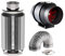 Abluft Set Lüftung 580m³/h mit Premium Aktivkohle Filter 150 x 500 mm 850m³/h Klima Grow