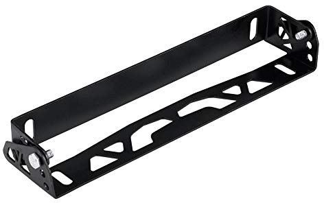 Universal Auto Kennzeichenrahmen, Keenso Auto Nummernschild Rahmen haltbarer justierbarer Kfz-Kennzeichen-Rahmen-Halter für die meisten Auto (schwarz) Interieur & Exterieur Tuning