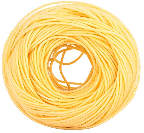 Atyhao 200 Fuß Faser Docht Natürlicher Bienenwachskerzen Docht DIY Duftkerzen Docht(Light)