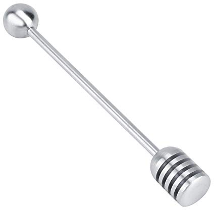 Cuchara de acero inoxidable Honey Dipper Stick para Honey Pot Jar Container 6.1 pulgadas