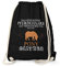 Fashionalarm Turnbeutel - Das sind Keine Pferdehaare - Pony Glitzer | Rucksack Sport-Beutel mit Spruch Geschenk Pferde-Liebhaber Reiten Reitpony, Schwarz One Size