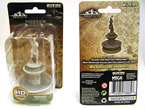 WizKids Deep Cuts Unpainted Miniatures - Fountain (6 Units)