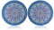 Ceramic Trivet for Hot Pots and Pans, Large Heat Resistant Mats with Cork Base, Trivets for Hot Dishes, Extra Thick, Round 7.9 Inch, Set of 2