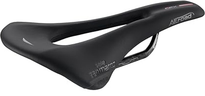 Selle San Marco ALLROAD Carbon FX - Gravel-Sattel mit Carbon DNA-Rahmen, anatomisches Loch, spezielle Einsätze – Größe L3, Schwarz