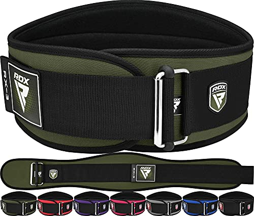RDX 6.5” Gewichthebergürtel, Auto-Lock Trainingsgürtel, Krafttraining Powerlifting Fitness Bodybuilding Gürtel, Gewichtheben Gepolstert Gym Weight Lifting Belt, Männer Damen Kreuzheben Workout