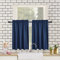CAROMIO Tende corte impermeabili in rilievo per cucina, bagno, camera da letto, soggiorno, 5 x 76 x 61 cm (larghezza x lunghezza), blu navy