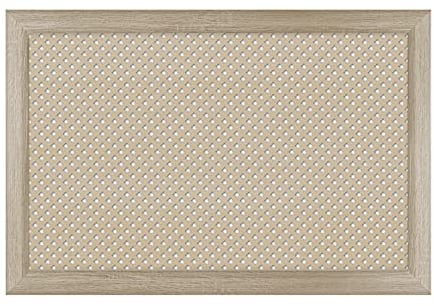 HEXIM Cache - Radiateur MDF & HDF - Habillage décoratif de radiateur en différentes tailles & motifs - Couverture de radiateur (Revêtement avant Gloria Chêne Sonoma - 90x60cm)