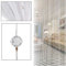 GeKLok Cortinas de cuentas, cortina de flecos de cuentas de cristal, divisor de panel de borla de hilo para decoración del hogar, sala de estar, dormitorio, 1 x 2 m, color blanco