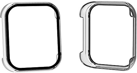 Brifu Custodia Compatibile con Oppo Watch 46mm PC Cover con Protezione in Vetro Temperato, Protezione Totale Ultra Sottile per Custodia Protettiva-Trasparente