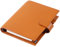 Moterm A5 Luxe Ringe Planer - Echtes Leder Binder Organizer (Kiesel-Gebranntes orange,30mm Ring)