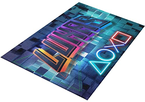 timalo® Cooler Gamer Teppich mit Namen für Jungen | Personalisierter Kinderteppich mit Wunschname Gaming Fußmatte Deko Kinderzimmer Jungs | carpet-gamer-140x90-20