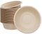 50 Bols Jetables 480ml Bol en Canne à Sucre,Bol en Carton Krafte,Biodégradable,Compostable Vaisselle Jetable Canne à Sucre Bols en Papier pour Pique-niques,Fêtes,Maison les Aliments Chauds et Froids